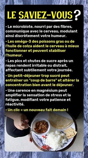 Votre assiette, votre humeur : les liens cachés