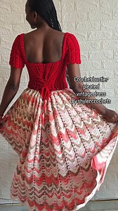 Bustier pleated vintage crochet dress / gown Tutorial: https://youtu.be/J8gnuOxG2fM?si=0__c3CKjFDrYYoSj Pattern : https://linkmix.co/50111462 Introducing the crochet bustier pleated vintage dress/ gown, by some of my previous favorites—the Shell Stitch Dress, Bustier Crochet Top, and my Pleated Crochet Gown. By combining these ideas, I brought to life a timeless vintage-style bustier gown with a unique, colourful pleated base that fans out into a round, flowy silhouette. ✨ Design features includ