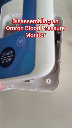 Disassembling an Omron Blood Pressure Monitor #service