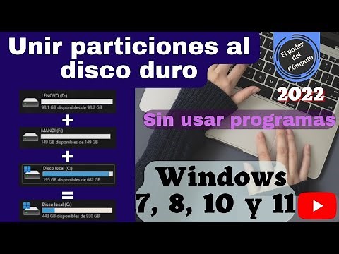 Merge hard drive partitions to local disk C || 2022