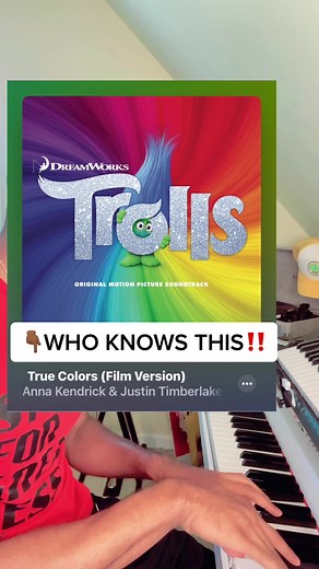 Remembering the True Colors Duet from Trolls Movie
