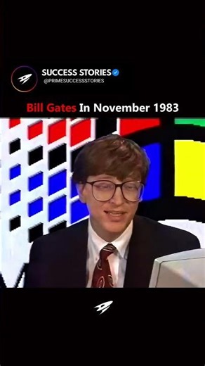Bill Gates In November 1983 #billgates #entrepreneur #billionaire #motivation