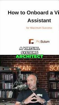 Virtual Assistant Onboarding: 30 Tasks, Zero Babysitting #shorts