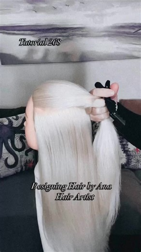 Designing Hair Tutorial 268 - Up Twist Ponytail