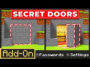 Secret Doors Add-On | Minecraft Marketplace | Showcase
