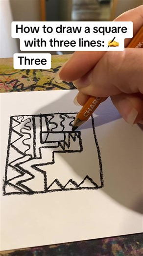 Mastering Square Drawing with Three Simple Lines