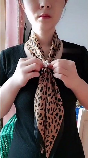How to Use a Scarf Ring 🎀 Silk Scarf Styling Hack #shorts