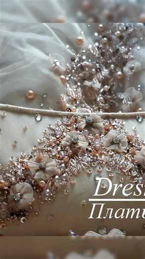 Watch this hand-beading process #satisfying #embroidery #short