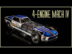 Mach IV Mustang: The Crazy Car With Four Engines