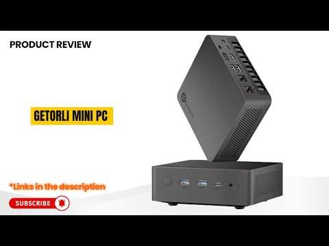 Getorli Mini PC Review 2025 | Ryzen 7 8745HS Beast – 32GB DDR5, 4K 120Hz Power!