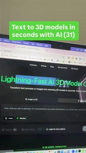 transform text prompts or images into stunning d models in seconds. free to start, no login required