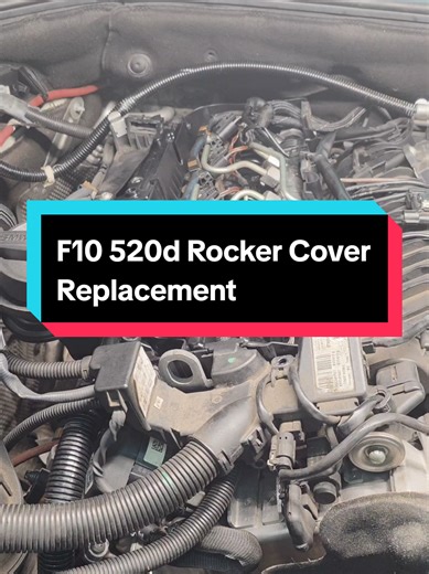 Another BMW rocker cover and gasket replaced F10 520d now sorted with fresh injector seals #mechanic #repair #asmr #bmw #workshop