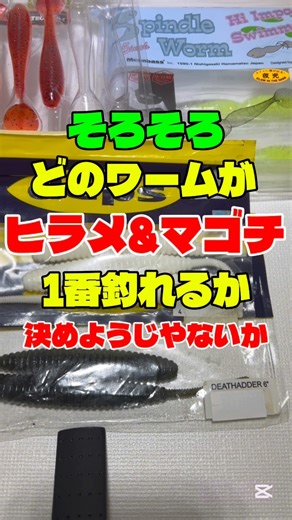 Let's decide which worm is best for catching flounder and flathead. [Flatfish] Death Adder Swing ...