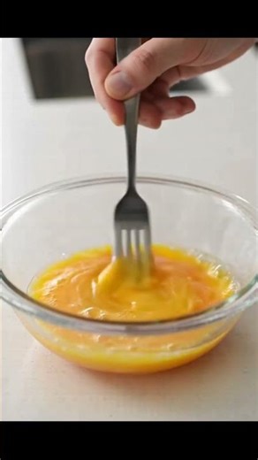 Use a fork to whisk eggs #Shorts