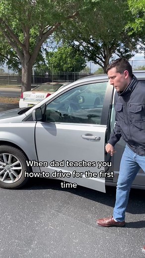 Learning to Drive with Dad: First Time Behind the Wheel