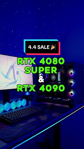 4.4 Super Sale is NOW ON 📢 Save up to $825 across our award winning performance PCs and notebooks this April with some of the BEST deals of the year, get a PC from only $799! We've got something for EVERYONE ✨ Gamer and Creator. We've worked closely with world-class PC component brands 🏆 to bring you some of the most insane performance PC packages, with RTX 4090 i9 package now at ONLY INSANE $4650, unbeatable 1440p ultra RTX 4070 build at ONLY $1379, and MORE. 🚨 Top that off with insane monit