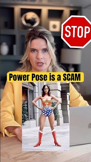 "Power posing" doesn't work | Wonder Woman pose is a Scam