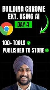 Day 4 of Building our Chrome Extension with AI - Published app to chrome store #chromeextension #ai