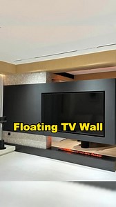 29K views · 207 reactions | Floating TV background wall installation. #aleadhome #highendcustom #highendprojects #cabinet #cabinets #customkitchencabinets #balcony #cabinetdesign #interiordesign #kitchenrenovation #storagesolutions #furnituredesign #diy #love #art | Alead Kitchen & Wardrobe Custom | Facebook