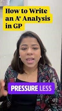 How to write an A* analysis in GP #igcse #cambridge #cambridgeassessment