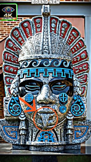 Ruins vs Original : The Aztecs In Full Color ! #Aztec #4k #enhance