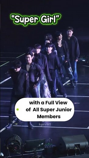“Super Girl” with a Full View of All Super Junior Members | Super Show 10 🔥