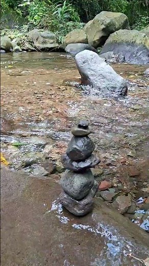 Suchitlan Canyon River, Colima, Mexico. Balance and Harmony with Nature