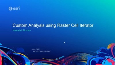 Custom Analysis using Raster Cell Iterator