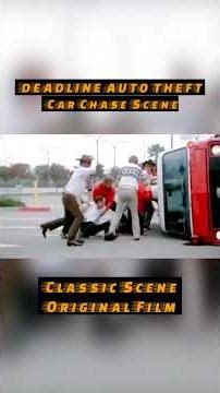 Deadline Auto Theft (1983) Car Chase Scene Classic Scene Origianl #Deadlineautotheft #film #viral