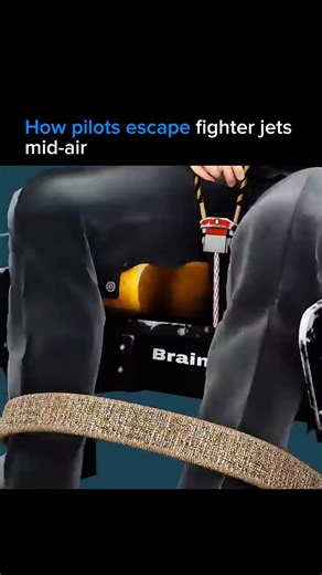 Artificial Intelligence (AI) • ChatGPT • Technology on Instagram: "Follow @aibrainpulse for daily Ai/tech content When everything goes wrong, pilots rely on ejection seat systems - a split-second lifesaver powered by rockets, sensors, and precise engineering. In just fractions of a second, the canopy is cleared, the seat fires upward, and automated systems stabilize the pilot before the parachute deploys. It’s violent, loud, and incredibly dangerous - but also one of the most advanced safety tec