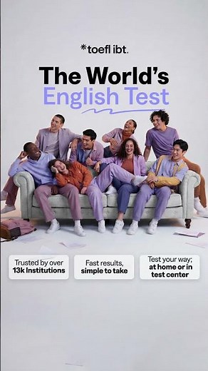 Take the TOEFL iBT test and unlock your future!