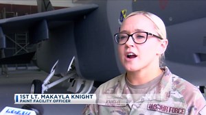 Repainting Of A-7 Corsair Aircraft Finished