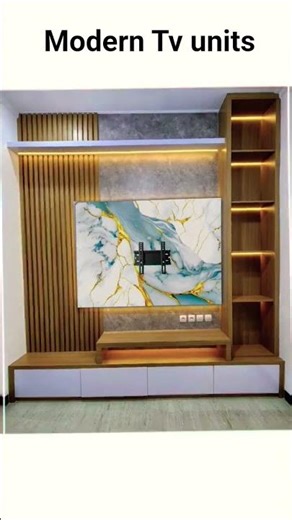 Top 4 Modern Tv units design Ideas 2025 #interiordesign