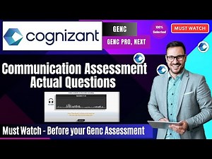 🔥Cognizant Communication Assessment Round Question | Actual Live Questions | Cognizant Hiring Drive