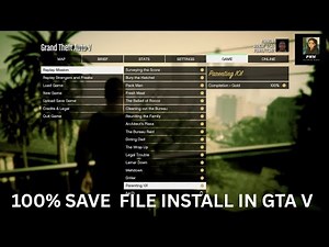 FULL SAVE FILE INSTALL IN GTA V | SAVE GAME FILE LOCATION | COMPLETE TUTORIAL | GUIDE | PWN