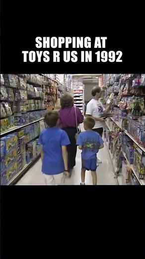 Shopping at Toys R US in 1992 | #toysrus #90s #1990s #nostalgia #shorts