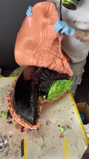 Xenomorph Head Build🔥 #xenomorph #alien