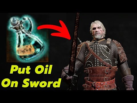 How do I activate oil in Witcher 3?