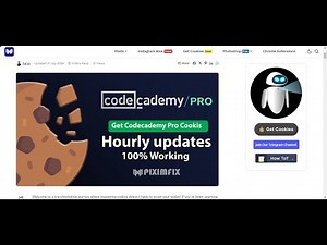 Get Codecademy Premium Cookies | Updats Hourly