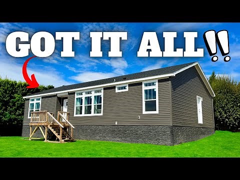 Clayton Homes with a "ELEGANT" mobile home that's FULLY LOADED! Prefab House Tour