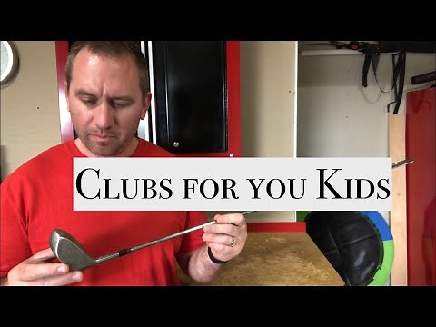 How to cut down a golf club for a child.