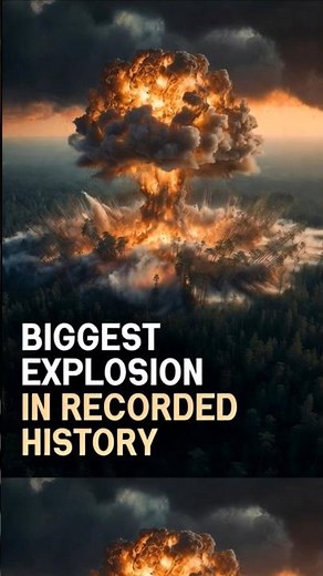 The Most Powerful Explosion Ever Captured! #explosion #history #historyfacts #blast #space #meteor
