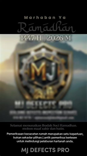 Marhaban Ya Ramadan 1447H | 2026M Alhamdulillah, kita sekali lagi diberi kesempatan untuk menyambut bulan Ramadan yang penuh keberkatan, keampunan dan rahmat. Semoga bulan yang mulia ini menjadi ruang untuk kita memperbaiki diri, meningkatkan ibadah serta memperkukuhkan keimanan dan ketakwaan kepada Allah SWT. Ramadan bukan sekadar menahan lapar dan dahaga, tetapi juga bulan untuk melatih kesabaran, keikhlasan dan integriti dalam setiap urusan kehidupan — termasuk dalam amanah dan tanggungjawab 