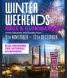 4.5K views · 49 reactions | There is still chance to experience the rides and illuminations with our Winter Weekend tickets and tonight's fantastic Firework extravaganza! ✨ Wrap up warm and join us ➡️ https://bit.ly/2ZTwDIv #bonfireweekend #fireworks #Blackpool | Pleasure Beach Resort | Facebook
