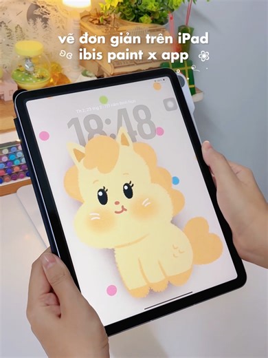 Hướng dẫn vẽ ngựa cute cho iPad đơn giản