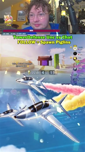 Unexpected Jet Appearances in Minecraft Live