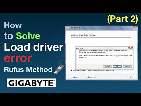 How to solve Load Driver Error (Part 2)