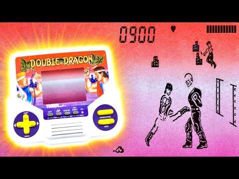Double Dragon Handheld LCD Game - Walkthrough, Mission 1 to 3 (Tiger Electronics) | Quiet Nostalgia