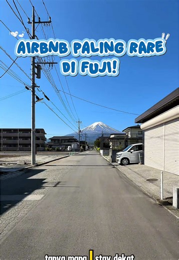 Replying to @Dessert Time Yang tengah cari Airbnb di Fuji,yang ni sangat recommended! ✨Free pick-up dekat bas station! ✨View fuji depan rumah! ✨Free bicycle! ✨Spacious room! #japan #mountfuji #fujiyama #japanvlog #airbnbjapan