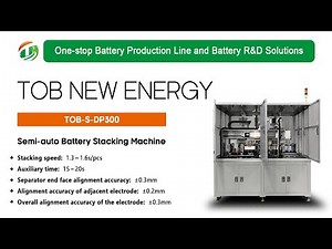 Semi-Automatic Battery Electrode Stacking Machine